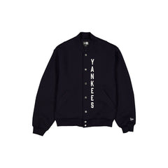 New York Yankees Tech Sweat Navy Varsity Jacket