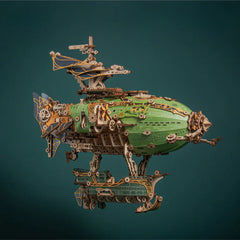 Steam Age Blimp – DIY 3D Wooden Puzzle Kit