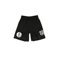 Brooklyn Nets Mesh Black Shorts