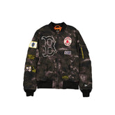 Alpha Industries x Boston Red Sox Black Camo MA-1 Bomber Jacket
