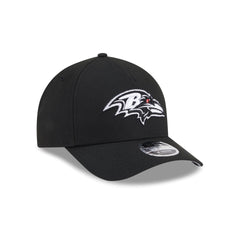Baltimore Ravens Black & White 9FORTY M-Crown A-Frame Snapback Hat
