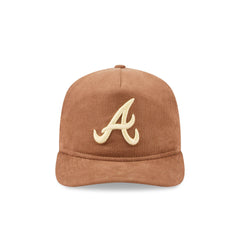 Atlanta Braves Nostalgic Brown Corduroy 19TWENTY Adjustable Hat