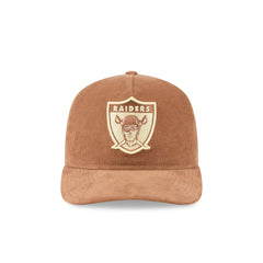 Las Vegas Raiders Nostalgic Brown Corduroy 19TWENTY Adjustable Hat