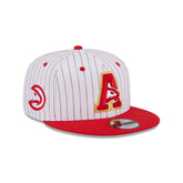 Atlanta Hawks Deceptor Pinstripe 9FIFTY Snapback Hat