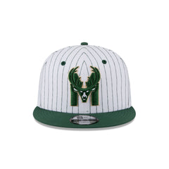 Milwaukee Bucks Deceptor Pinstripe 9FIFTY Snapback Hat
