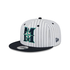 Seattle Mariners Deceptor Pinstripe 9FIFTY Snapback Hat