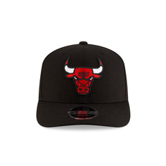 Chicago Bulls Team Black 9SEVENTY Stretch-Snap Hat