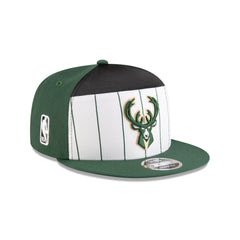 Milwaukee Bucks 2025 Tip-Off Split Panel 9FIFTY Snapback Hat