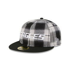 Philadelphia Eagles Grunge Plaid Retro Crown 59FIFTY Fitted Hat