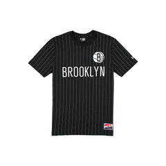 Brooklyn Nets Throwback Applique Pinstripe T-Shirt