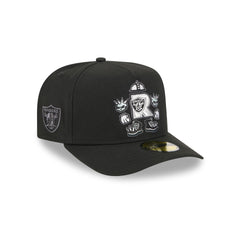 Las Vegas Raiders Cartoon 59FIFTY A-Frame Fitted Hat