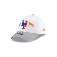 Siegelman Stable x New York Mets Gray Visor 9FORTY A-Frame Snapback Hat