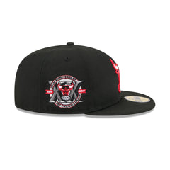 Chicago Bulls 1960-1970 Hardwood Classics Sidepatch 59FIFTY Fitted Hat