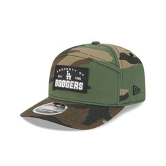 Los Angeles Dodgers Property of Patch Camo Split Panel 9SEVENTY Stretch-Snap Hat
