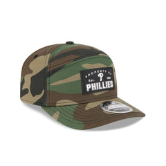 Philadelphia Phillies Property of Patch Camo Split Panel 9SEVENTY Stretch-Snap Hat
