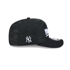 New York Yankees Black Camo Split Panel 9SEVENTY Stretch-Snap Hat