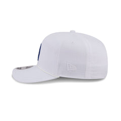 Houston Astros Circle Logo White Split Panel 9SEVENTY Stretch-Snap Hat