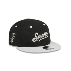 San Antonio Spurs Chainstitch Script Retro Crown 9FIFTY Snapback Hat