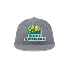 Seattle Supersonics Chenille Woven Retro Crown 9FIFTY Adjustable Hat