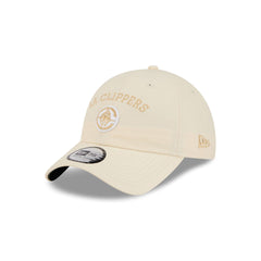 Los Angeles Clippers Team Logo Cream Casual Classic Adjustable Hat