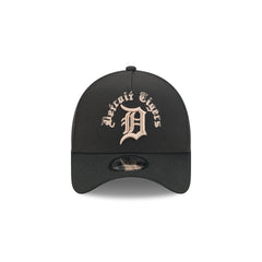 Detroit Tigers Gothic Lettering 9FORTY A-Frame Snapback Hat