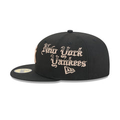 New York Yankees Gothic Lettering 59FIFTY Fitted Hat