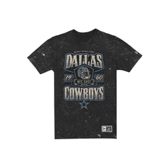 Dallas Cowboys Throwback Washed Graphic Black T-Shirt