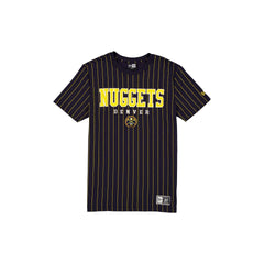 Denver Nuggets Throwback Pinstripe Varsity T-Shirt