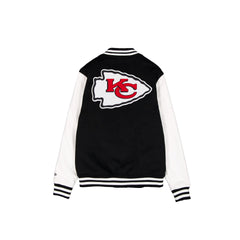 Kansas City Chiefs Black & White Varsity Jacket