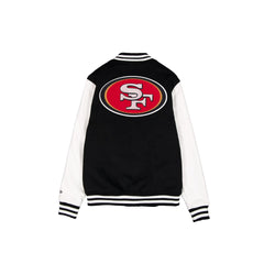 San Francisco 49ers Black & White Varsity Jacket