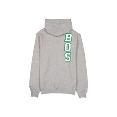 Boston Celtics Heather Gray Varsity Hoodie