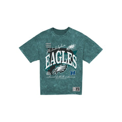 Philadelphia Eagles Women's Throwback Oversized Washed T-Shirt