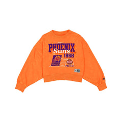 Phoenix Suns Women's Throwback Cropped Washed Crewneck