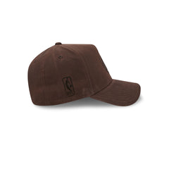 Golden State Warriors Waxed Canvas Brown 59FORTY A-Frame Fitted Hat