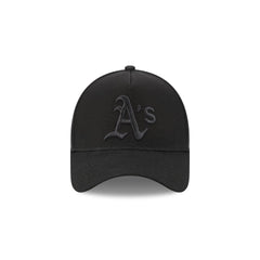Athletics Waxed Canvas Black 59FORTY A-Frame Fitted Hat