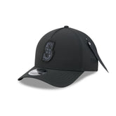 Alpha Industries x Seattle Mariners Nylon Black 9FORTY M-Crown A-Frame Snapback Hat