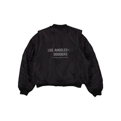Alpha Industries x Los Angeles Dodgers Black 2-in-1 MA-1 Flight Jacket + Vest