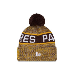 San Diego Padres Tri Color Pom Knit Hat