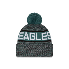 Philadelphia Eagles Tri Color Pom Knit Hat
