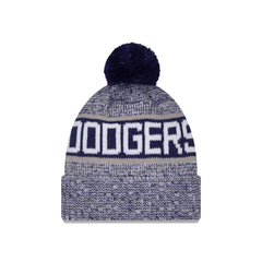 Los Angeles Dodgers Tri Color Pom Knit Hat