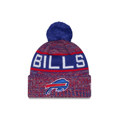 Buffalo Bills Tri Color Pom Knit Hat