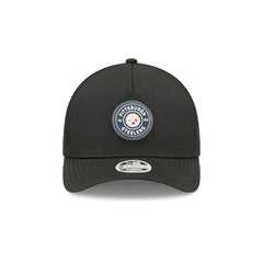 Pittsburgh Steelers Glitter Patch Women's 9FORTY M-Crown A-Frame Snapback Hat