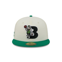 Boston Celtics Deceptor Chrome White 59FIFTY Fitted Hat