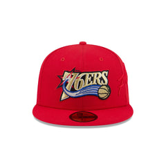 Philadelphia 76ers Side Script 59FIFTY Fitted Hat