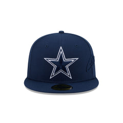 Dallas Cowboys Side Script 59FIFTY Fitted Hat