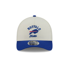 Buffalo Bills Arched Graphic Chrome White 9FORTY M-Crown A-Frame Snapback Hat