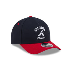 Atlanta Braves Arched Graphic 9FORTY M-Crown A-Frame Snapback Hat