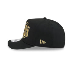 Los Angeles Dodgers Gold Laurel Black 9FIFTY A-Frame Snapback Hat