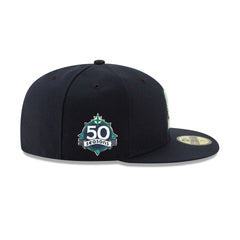 Seattle Mariners 50th Anniversary Navy 59FIFTY Fitted Hat