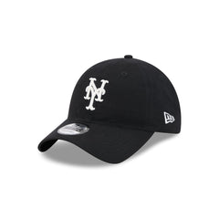 New York Mets Nylon Black 9TWENTY Adjustable Hat